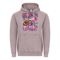 Vintage Zinc in october we wear cheer pink football Vintage Hoodie - AdoDesignShop