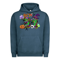 Pigment Midnight Navy october 31 Urban Hoodie - CowGirlArtShop