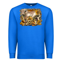 True Royal western charolais bull Premium Sweatshirt - LillyAllenDesigns