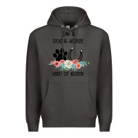 Smoke I'm A Dog & Horse Kind Of Queen Pet Lover Owner Premium Hoodie - Bettercallsaul