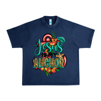 Navy jesus is my anchor Urban Heavy Tee - Jasminsmagicworld