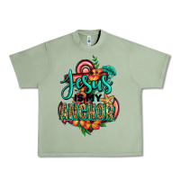 Oil Green jesus is my anchor Urban Heavy Tee - Jasminsmagicworld