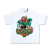 White jesus is my anchor Urban Heavy Tee - Jasminsmagicworld