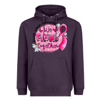 Plum breast cancer awareness we fight together Heavyweight Hoodie - LillyAllenDesigns