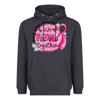 Smoke breast cancer awareness we fight together Heavyweight Hoodie - LillyAllenDesigns