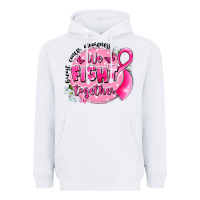White breast cancer awareness we fight together Heavyweight Hoodie - LillyAllenDesigns
