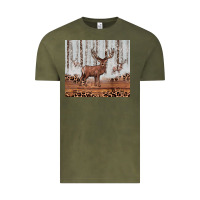 Vintage Olive reinder Vintage Tee - JahusDesignShop