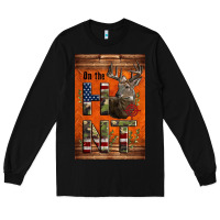 Black Western On The Hunt Deer Long Sleeve Tee - LillyAllenDesigns