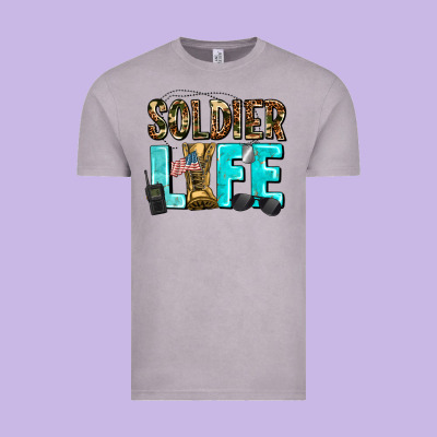 Soldier  Life Vintage Tee Designed By Adodesignshop