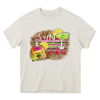 Cream salty vibes Heavy Core Tee - Zillion Design Studio
