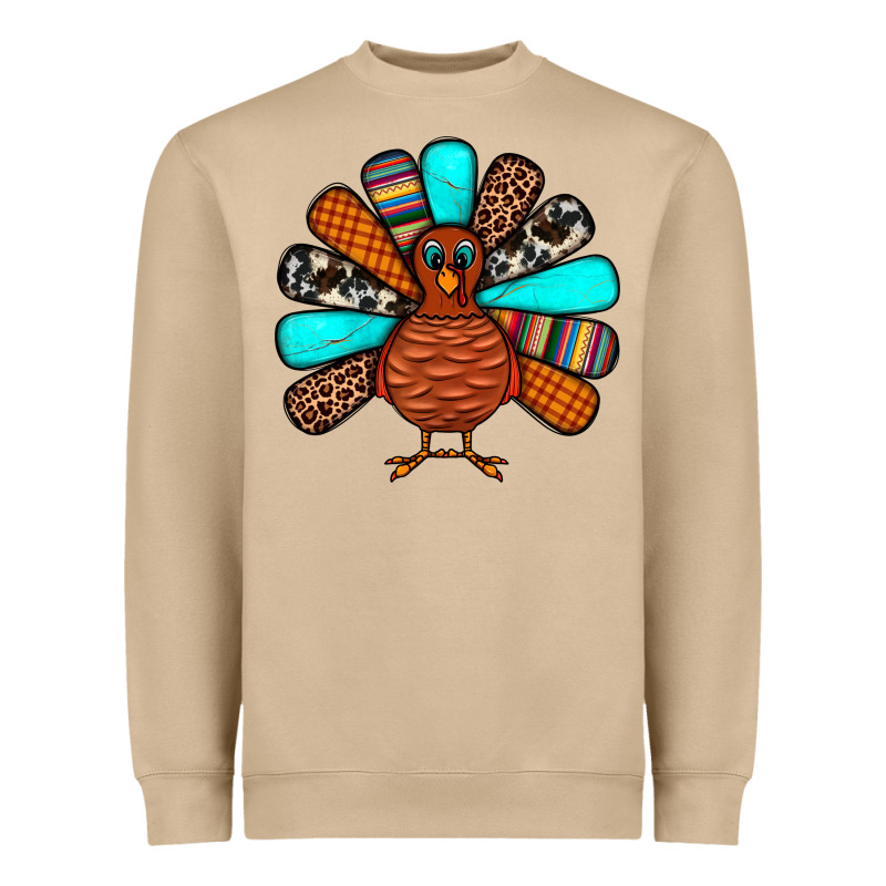 Thanksgiving Turkey Heavyweight Sweatshirt by JahusDesignShop | Teevron