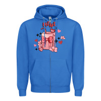 True Royal mini coffee cups Zipper Hoodie - MaliasSmallBusiness