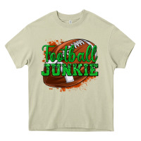 Mossy football junkie Heavy Core Tee - texasbilliewilder