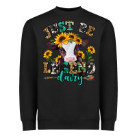 Black just be legend dairy heifer Heavyweight Sweatshirt - Jasminsmagicworld