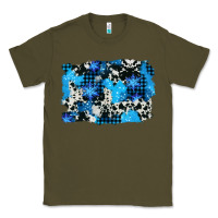 Army Green westerb cowhide winter background Classic Tee - AdoDesignShop