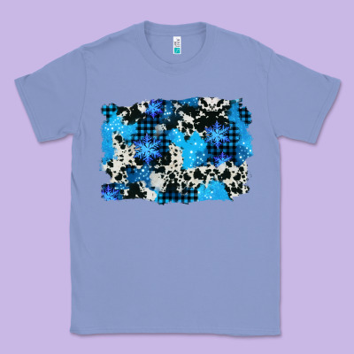 Westerb Cowhide Winter Background Classic Tee Designed By Adodesignshop