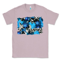 Lilac westerb cowhide winter background Classic Tee - AdoDesignShop