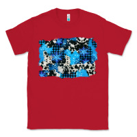 Red westerb cowhide winter background Classic Tee - AdoDesignShop