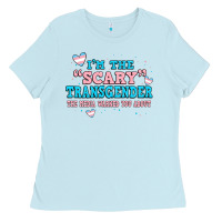 Baby Blue im scary transgender the media warned you about Ladies Tee - JahusDesignShop