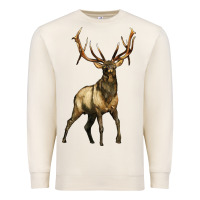 Sandshell elk deer Premium Sweatshirt - LillyAllenDesigns