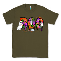 Army Green halloween boo Classic Tee - AdoDesignShop