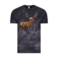 Cloud Black reindeer Vintage Tee - JahusDesignShop