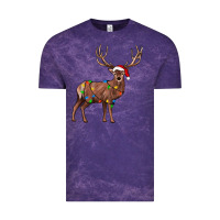 Cloud Purple reindeer Vintage Tee - JahusDesignShop