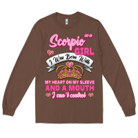 Chestnut as a scorpio girl zodiac girls Long Sleeve Tee - Jasminsmagicworld