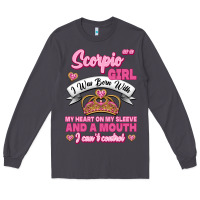 Smoke as a scorpio girl zodiac girls Long Sleeve Tee - Jasminsmagicworld