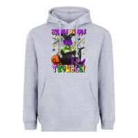 Heather Grey hubble bubble trouble Heavyweight Hoodie - LillyAllenDesigns