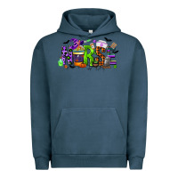 Pigment Midnight Navy nurse coffee cup halloween Urban Hoodie - CowGirlArtShop