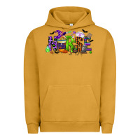 Pigment Peanut Butter nurse coffee cup halloween Urban Hoodie - CowGirlArtShop