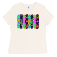 Bone tie dye brushstrokes Ladies Tee - RanaPortraitStore