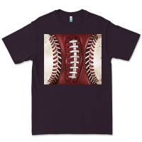 Plum american football and baseball Premium Tee - BarkalooDesign