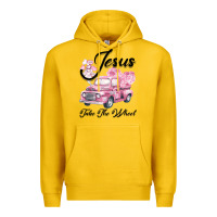 Lemon Leopard Floral Pink Car Jesus Take The Wheel Premium Hoodie - Bettercallsaul