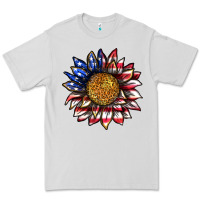 Dove Grey 4th of july sunflower Premium Tee - texasbilliewilder