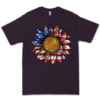 Plum 4th of july sunflower Premium Tee - texasbilliewilder