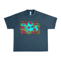 Midnight Navy gemstone serape glitter background Urban Heavy Tee - JahusDesignShop