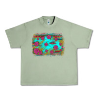 Oil Green gemstone serape glitter background Urban Heavy Tee - JahusDesignShop