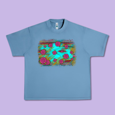 Gemstone Serape Glitter Background Urban Heavy Tee Designed By Jahusdesignshop