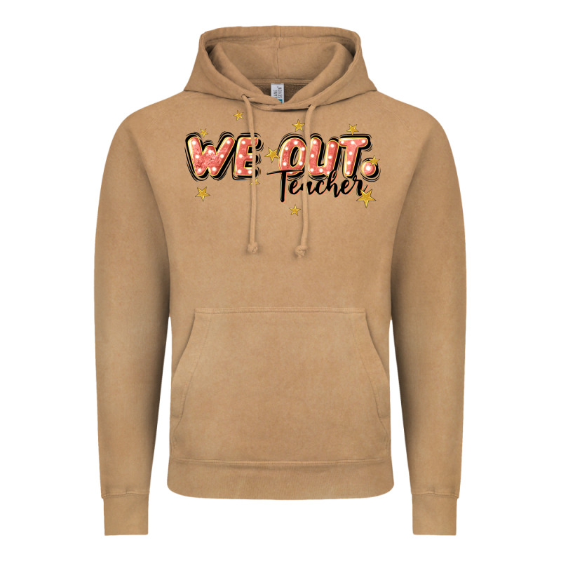 We Out Teacher Vintage Hoodie by JahusDesignShop | Teevron