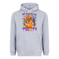 Heather Grey did somebody say treat Heavyweight Hoodie - LillyAllenDesigns