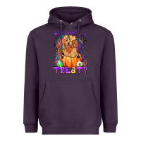 Plum did somebody say treat Heavyweight Hoodie - LillyAllenDesigns