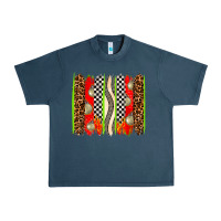 Midnight Navy race brushstrokes Urban Heavy Tee - AdoDesignShop