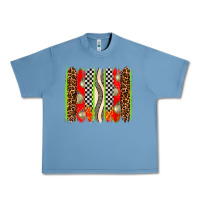 Pebble Blue race brushstrokes Urban Heavy Tee - AdoDesignShop