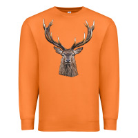 Carrot elk deer head Premium Sweatshirt - LillyAllenDesigns