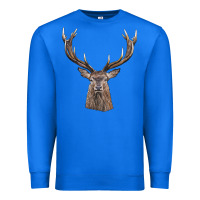 True Royal elk deer head Premium Sweatshirt - LillyAllenDesigns