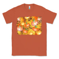 Copper fall pumpkin background Classic Tee - AdoDesignShop