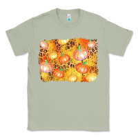 Matcha fall pumpkin background Classic Tee - AdoDesignShop