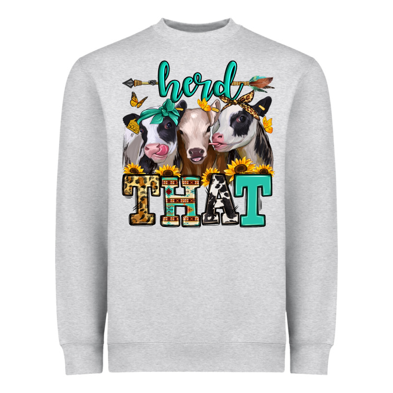 Herd That Heifers Heavyweight Sweatshirt by Jasminsmagicworld | Teevron